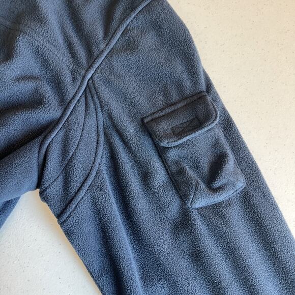 Duluth Trading Company Mens Heavy Duty Outdoor Fleece Jacket Blue XL tall Coat - Picture 8 of 10